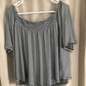 American eagle off the shoulder top